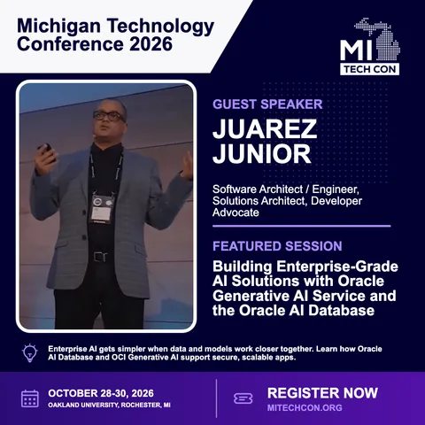 Juarez Junior - Building Enterprise-Grade AI Solutions with Oracle Generative AI Service and the Oracle AI Database