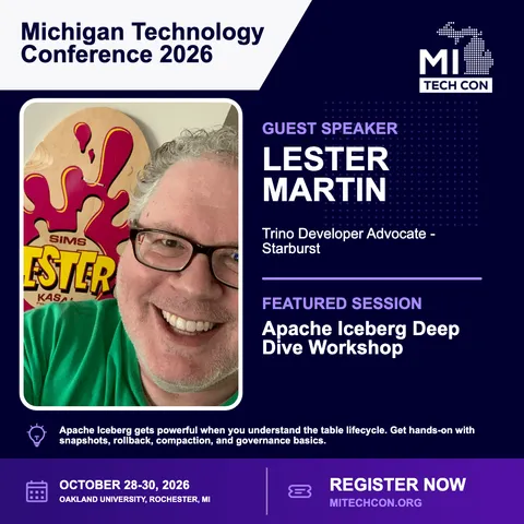 Lester Martin - Apache Iceberg Deep Dive Workshop