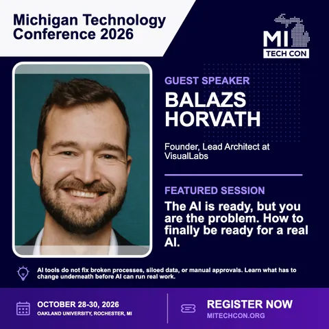 Balazs Horvath - The AI is ready, but you are the problem. How to finally be ready for a real AI.