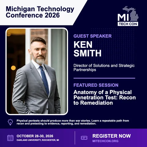Ken Smith - Anatomy of a Physical Penetration Test: Recon to Remediation