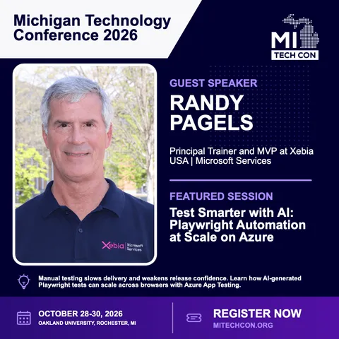 Randy Pagels - Test Smarter with AI: Playwright Automation at Scale on Azure