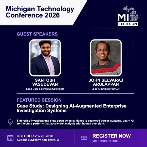 Santosh Vasudevan, John Selvaraj Arulappan - Case Study: Designing AI-Augmented Enterprise Investigation Systems