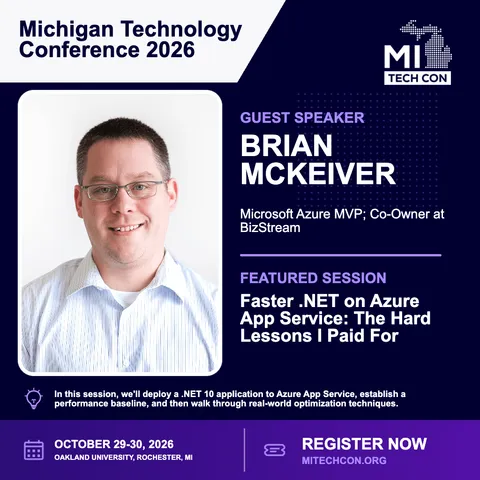 Brian McKeiver - Faster .NET on Azure App Service: The Hard Lessons I Paid For